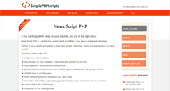 Desktop Screenshot of newsscriptphp.com